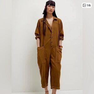 We The Free Brown Jumpsuit
